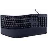 Hama ergonomická klávesnica EKC-400, odnímateľná podložka pod zápästie