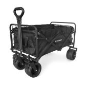 Wozinsky WZP-100 Plážový, turistický, záhradný vozík, s bezpečnostnou sieťou, nosnosť až 100 kg, čierny