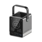 Cuktech P01CT Powerbank, 300W 40000mAh + bezdrôtové nabíjanie, 2xUSB-C+ 2xUSB-A, čierna