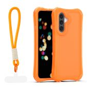 Obal Safepop Strap Samsung Galaxy A36 5G A366/A56 5G A566/A37 5G A376 oranžový