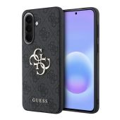 Obal Guess PU 4G Metal Logo Samsung Galaxy A57 5G A576 GUHCSA574GMGGR sivý