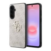 Obal Guess PU 4G Metal Logo Samsung Galaxy A37 5G A376 GUHCSA374GMGPI ružový