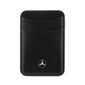 Mercedes PU Leather MagSafe Card Holder penaženka MECSMPUDCSK čierna