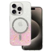 Obal Tel Protect Moonlite MagSafe Samsung Galaxy S25 Ultra 5G S938 transparentno-ružový