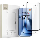Ochranné sklo Tech-Protect Glass Fit+ Xiaomi 17T čierne (2ks)