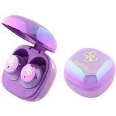 Guess 4G Logo Mini TWS Wireless Earphones GUTWSJ144ESU Purple