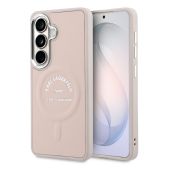 Obal Karl Lagerfeld PU RSG Logo Magnetic Samsung Galaxy S26+ 5G S947 KLHMS26MPSKRSGEP ružový