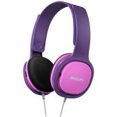 Philips SHK2000PK/00, 3.5mm jack, detské drôtové slúchadlá, ružové