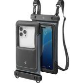 Obal Spigen A611P, univerzálny/vodeodolný, čierny (2ks)