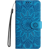 Obal MEZZO Book Motorola Moto G05/E15 mandala modrý