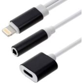 Adapter HF/audio  Plus charging Apple iPhone 7/8/7 Plus/8 Plus - Jack 3,5mm