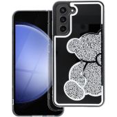 Obal TEDDY BEAR Case Samsung Galaxy A26 5G A266 strieborný