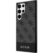 Obal Guess PU 4G Stripe Samsung Galaxy S24 Ultra 5G S928 GUHCS24LG4GLGR Grey