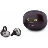 Guess Metallic Finish Classic Logo OWS bezdrôtové slúchadlá GUTWSOL3MEGR bordové