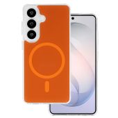 Obal Glossy MagSafe Samsung Galaxy S26 5G S942 oranžový