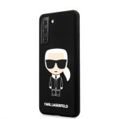 Puzdro na Samsung Galaxy S21 Plus KLHCS21MSLFKBK Karl Lagerfeld Iconic Full Body čierne