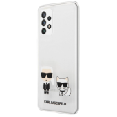 Plastové puzdro Karl Lagerfeld na Samsung Galaxy A72/A72 5G KLHCA72CKTR Karl & Choupette transparentné