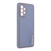 Plastové puzdro na Samsung Galaxy A52/A52 5G/A52s 5G Forcell LEATHER modré 