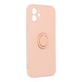 Silikónové puzdro na Apple iPhone 12 Roar Amber ružové