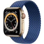 Náhradný remienok na Apple Watch 38/40/41mm COTECi Nylon Braided Strap 125 mm Atlantic Blue