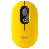 PC bezdrôtová myš Logitech® POP Mouse with emoji žltá 