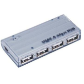 USB HUB 4-portový s napájecím adaptérem 2.0, 5V 2A PremiumCord