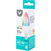 Smart žiarovka Forever LED Bulb E14 C37 5,5W RGB+CCT+DIM Tuya 470lm 230V 