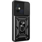 Odolné puzdro na Motorola Moto G13/G23 Camshield Ring Armor čierne