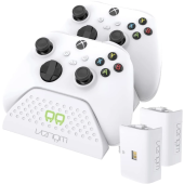 VENOM VS2871 Xbox Series S/X & One White Twin Docking Station + 2 batteries