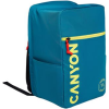 Canyon CSZ-02, batoh na notebook - palubovka, do veľkosti 15,6, mechanizmus proti zlodejom, 20l, zelený