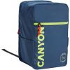 Canyon CSZ-02, batoh na notebook - palubovka, do veľkosti 15,6, mechanizmus proti zlodejom, 20l, modrý
