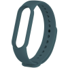 Silikonový náramok pre Xiaomi Mi Band 5/6 ocelová zelená (Bulk)