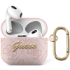 Puzdro Guess na Apple AirPods 3 GUA34GSMP 4G Script PC/PU ružové Puzdro Guess na Apple AirPods 3 GUA34GSMP 4G Script PC/PU ružové
