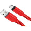 Kábel HOCO Victory X59, USB na USB-C 3A, 1m, červený