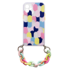 Silikónové puzdro na Apple iPhone 12 retiazka vzor 1