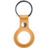 Leather Buckle Tracker Cover for Apple AirTag Light Brown (Bulk)