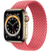 Náhradný remienok na Apple Watch 42/44/45/49mm COTECi Nylon Braided Strap 170 mm Pink Punch