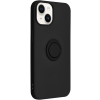 Silikónové puzdro na Apple iPhone 14 Pro Forcell Silicone Ring čierne