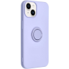 Silikónové puzdro na Apple iPhone 14 Pro Forcell Silicone Ring fialové