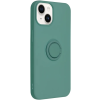 Silikónové puzdro na Apple iPhone 14 Pro Forcell Silicone Ring zelené