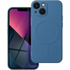 Silikónové puzdro na Apple iPhone 13 Mini Silicone Mag Cover modré