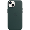 Kožené puzdro Apple na Apple iPhone 14 MPP53ZM/A Leather Case with MagSafe Forest Green