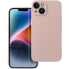 Silikónové puzdro na Apple iPhone 14 Silicone Mag Cover ružové