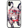 Plastové puzdro na Apple iPhone 7/8/SE 2020/SE 2022 Glass Hearts frenchie