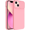 Silikónové puzdro na Apple iPhone 14 Pro Max Slide TPU ružové
