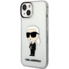 Plastové puzdro Karl Lagerfeld na Apple iPhone 14 Plus KLHCP14MHNIKTCT Translucent Ikonik NFT transparentné