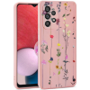Silikónové puzdro na Samsung Galaxy A13 A135 Tech Protect Mood Garden ružové