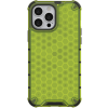 Odolné puzdro na Apple iPhone 13 Pro Honeycomb Armor zelené
