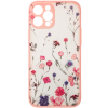Silikónové puzdro na Apple iPhone 13 Pro Max Design Floral ružové
