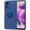 Plastové puzdro na Xiaomi Redmi Note 12S Metal Ring modré